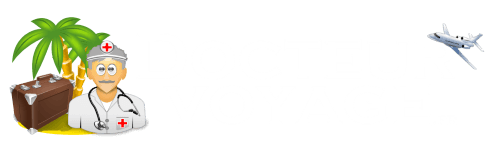 Logo Docteur Voyage Blanc 2